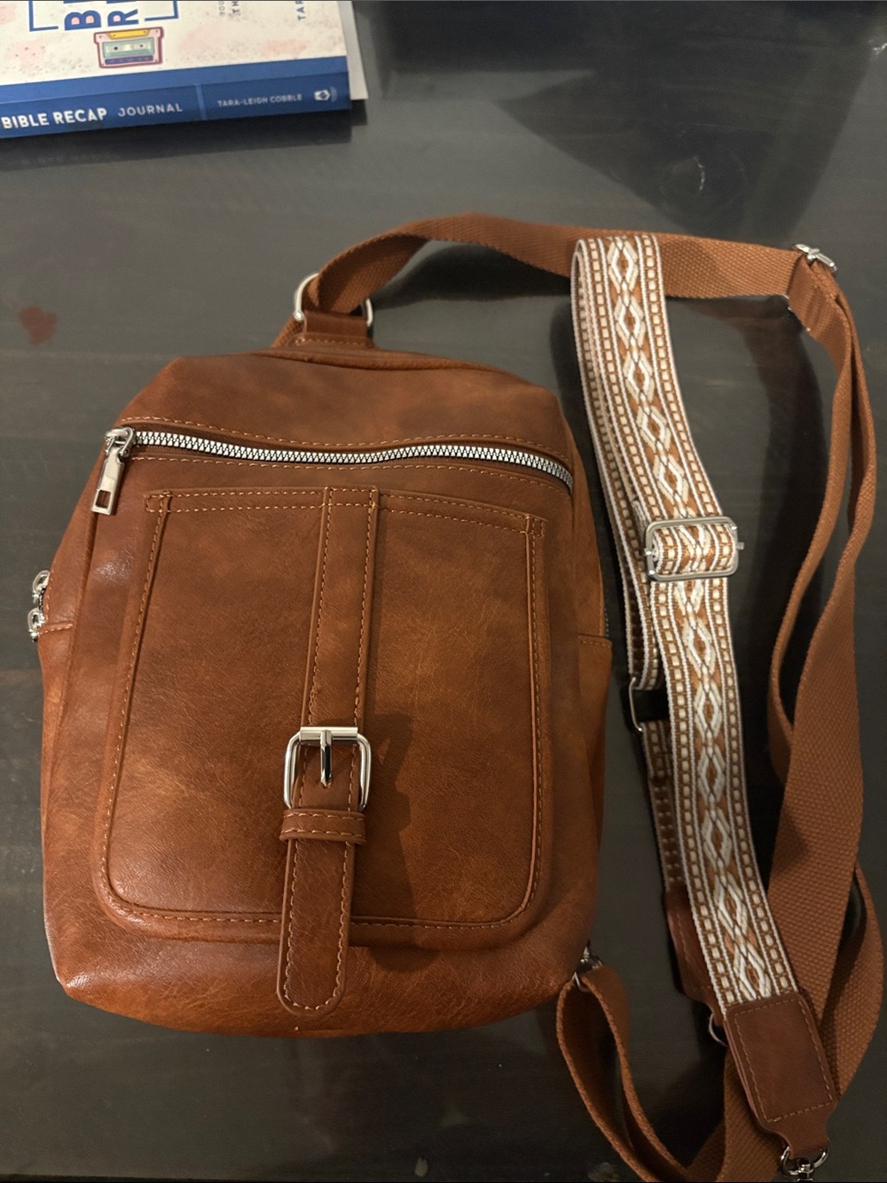 Mini diaper bag crossbody